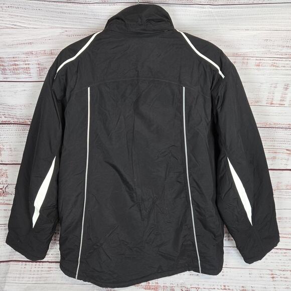 Cape Fear Sportswear Lined Mens Coat L Wind Water Resistant Warm Bomber Jacket - Picture 2 of 10